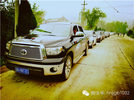 長長的車隊，每次活動都是這么給力！