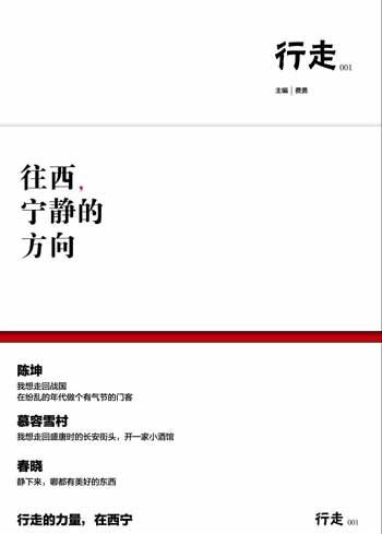 陳坤首次擔(dān)當(dāng)出品人的《往西，寧?kù)o的方向》