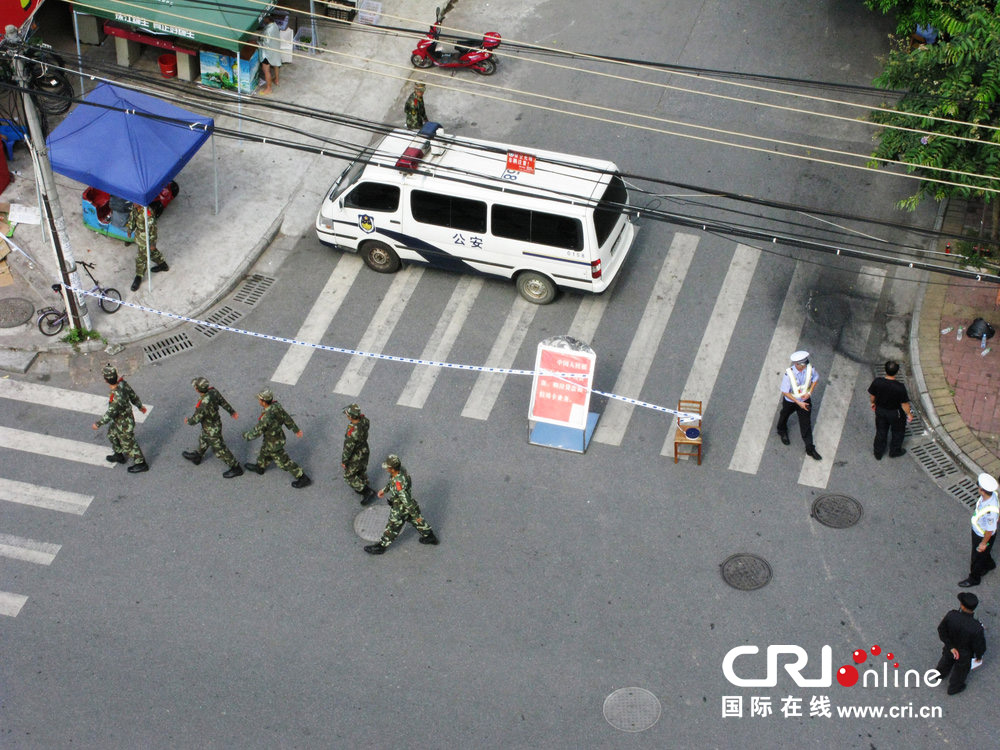 2013年07月10日，廣西壯族自治區(qū)北海市，武警巡邏。圖片來源：飛影/CFP
