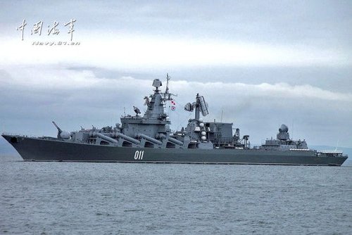 瓦良格號(hào)巡洋艦。