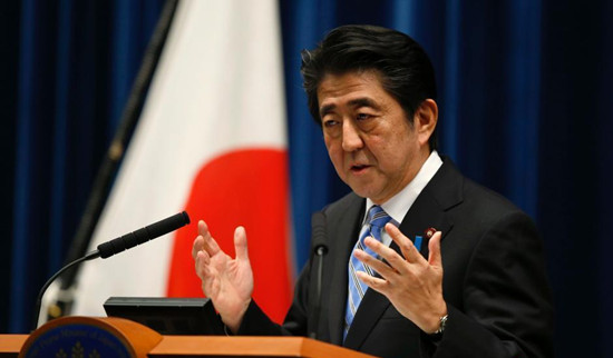 資料圖:日本首相安倍晉三  資料圖:日本首相安倍晉三