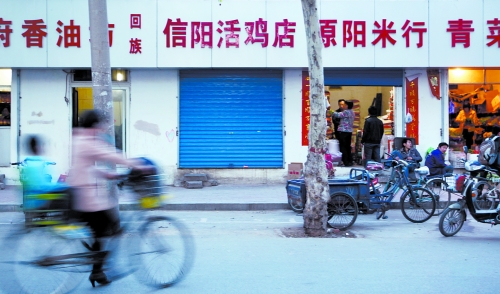 鄭州市一些活禽店紛紛關門，有人猜測，是受禽流感影響