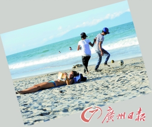 動靜皆宜的沙灘。