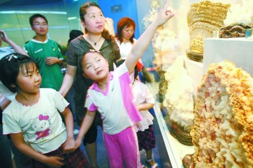 哇，地質(zhì)博物館里好多沒(méi)見(jiàn)過(guò)的??！