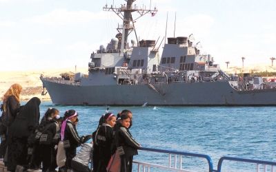 美國海軍“馬漢”號(hào)驅(qū)逐艦（資料圖片）。圖/CFP