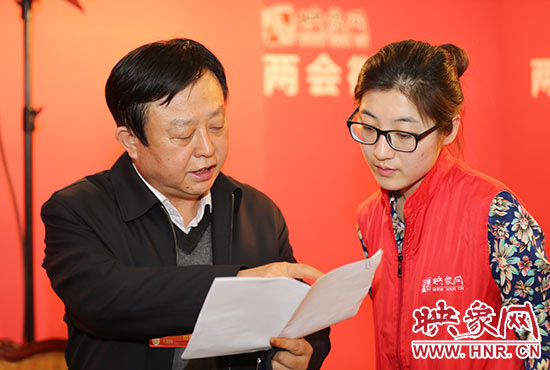 全國人大代表喬彬接受映象網(wǎng)采訪。
