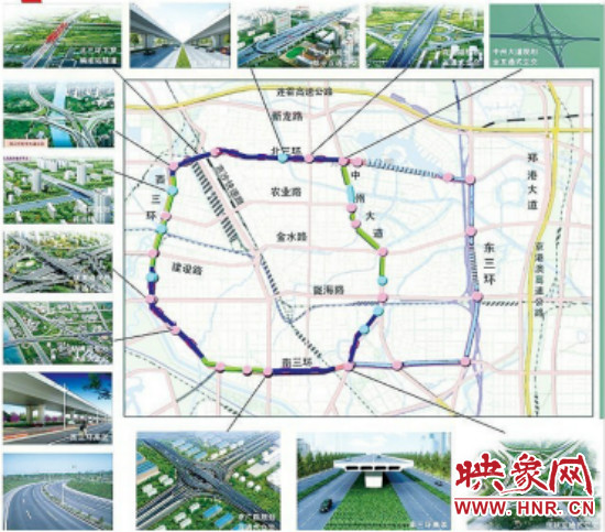三環(huán)快速化工程方案圖。