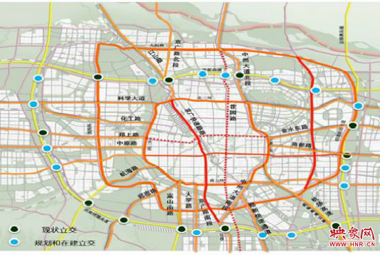 兩環(huán)十七放射景觀廊道建設。