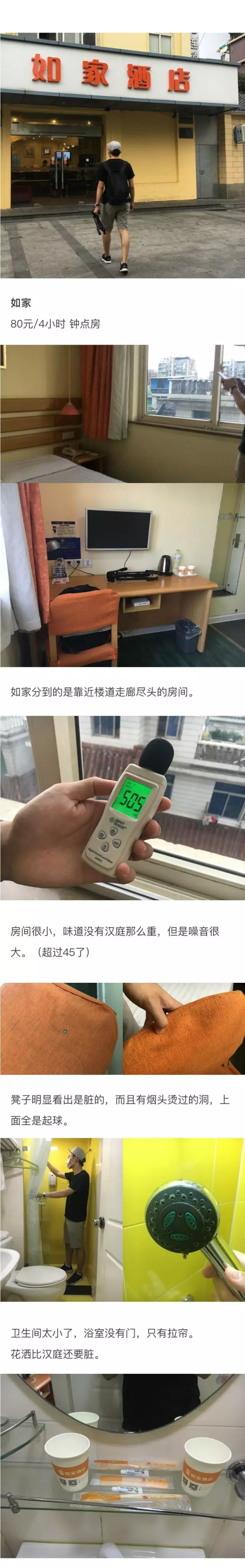 快捷酒店究竟有多臟？網(wǎng)友在7家酒店開房實(shí)測