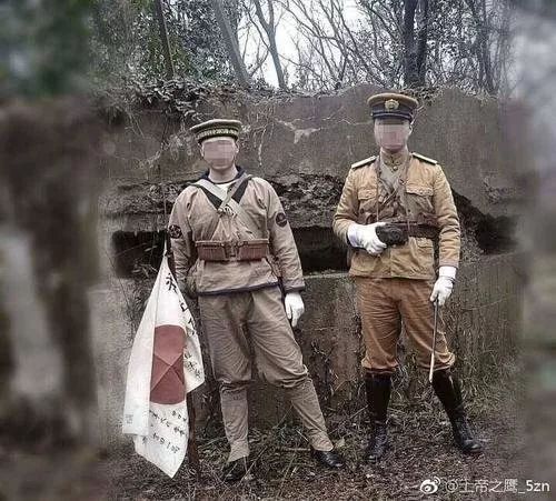 犯眾怒！兩男子抗日碉堡前扮日本兵拍照 警方介入
