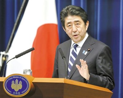 日本首相安倍晉三。