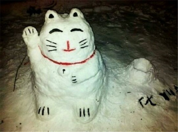 創(chuàng)意十足！日系列卡通雪人走紅