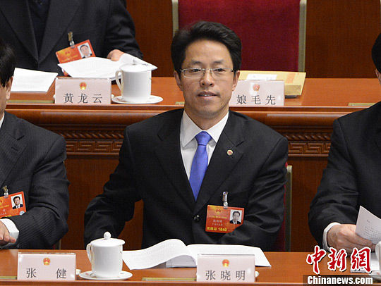 資料圖：香港中聯(lián)辦主任張曉明。中新社發(fā) 廖攀 攝