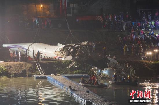 2月4日，經(jīng)過近10余小時(shí)的努力，臺灣復(fù)興航空失事班機(jī)于當(dāng)晚21時(shí)許從基隆河中打撈上岸。