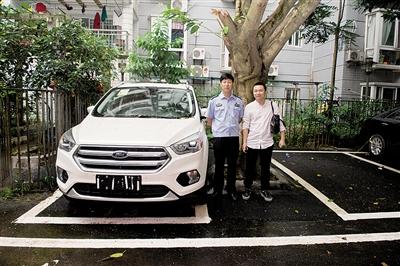 渝北警方送還追回的翼虎SUV。 渝北警方供圖