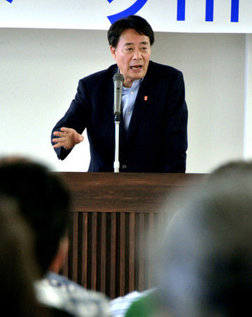 日本民主黨黨首海江田萬(wàn)里。