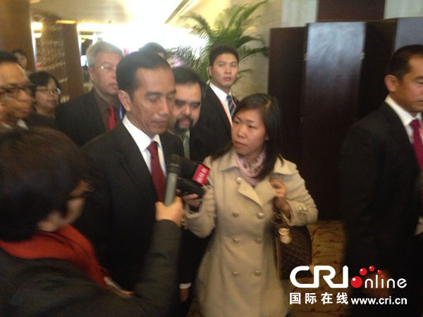 印尼總統(tǒng)佐科:希望探討基礎設施建設和海上合作等議題 印尼總統(tǒng)佐科:希望探討基礎設施建設和海上合作等議題