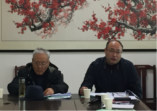 （左：原周口地區(qū)常委秘書長梁祖靈 ；右：鄲城縣委常委組織部長侯磊 ）