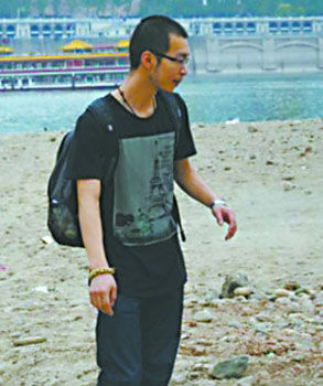 喜歡考古的小楊。受訪者供圖