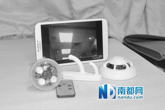 香港民建聯(lián)從市面購買到的偷拍儀器。