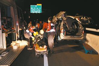 嘉義縣八十二號(hào)快速道路發(fā)生死亡車禍，造成二死一重傷慘劇。