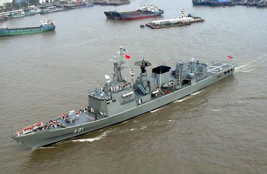 資料圖：中國為泰國建造的納萊頌恩級護(hù)衛(wèi)艦。